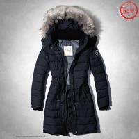 kvinders abercrombie fitch lang damejakker fur hooded diepblauw Groothandel Cool r219x236